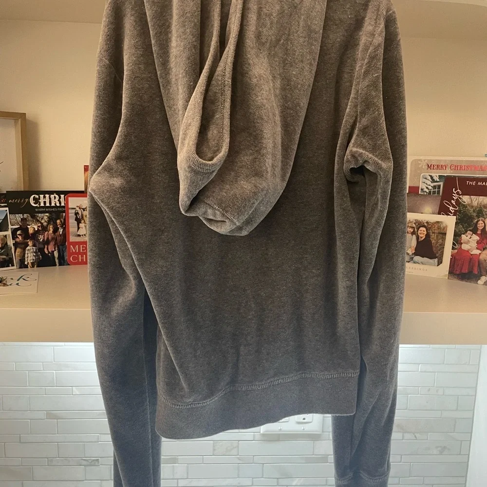 Juicy Couture Women’s Dark Purple and Grey Zip-Up Sweater Bundle 2 Size Small - Picture 5 of 6